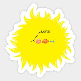 Solar System Sticker